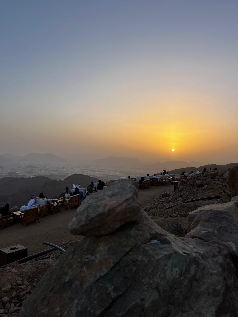 Coucher de soleil sur Médine